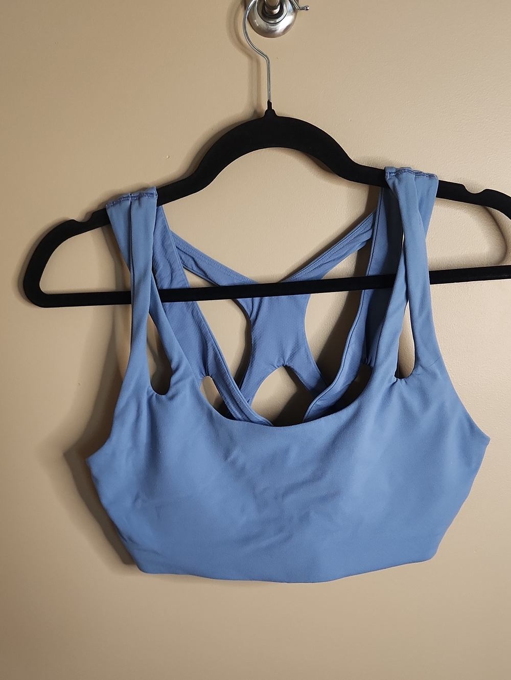 Athleta Asana Women's Sports Bra A-C, Color Cottage Blue,